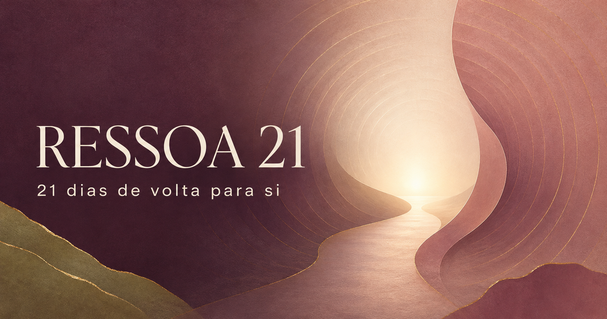 Capa do RESSOA 21 — 21 dias de volta para si